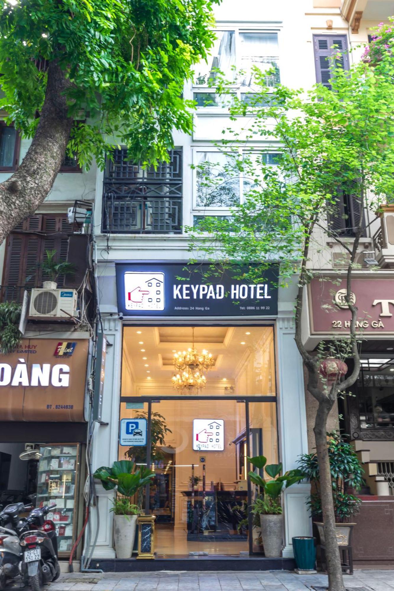 Keypad Hotel - 24 Hang Ga ハノイ市 エクステリア 写真